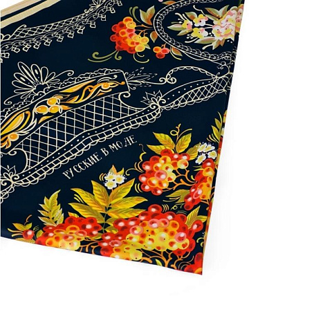 Подарочный шелковый платок "Поднос" - рис 7.