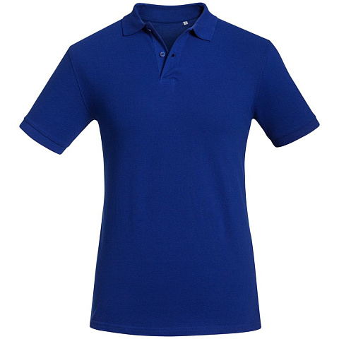 Рубашка поло мужская Inspire, синяя - рис 2.