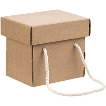 Коробка для кружки с ручками "Крафт" (14х12х10 см)