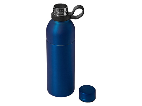 Универсальная составная термобутылка Inverse, 550 мл, синий металлик (Р) - рис 2.