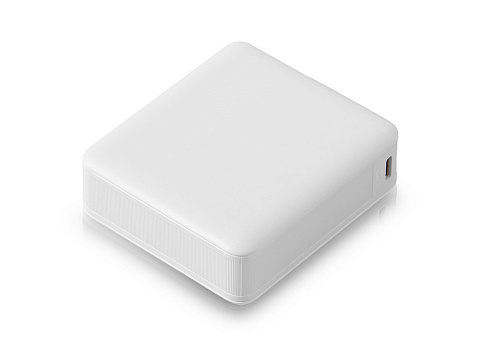 Внешний аккумулятор Brick 10 с быстрой зарядкой QC/PD, 10000 мАч, белый - рис 2.