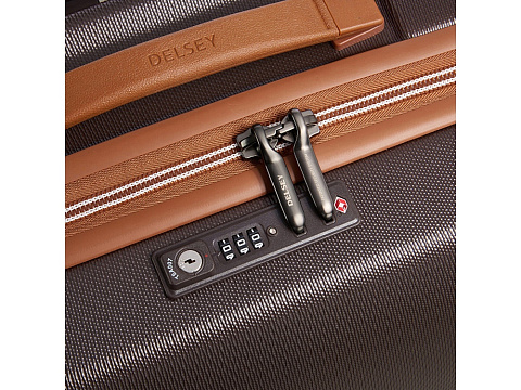 Чемодан 4-х колесный DELSEY, CHATELET AIR 2.0, 90,5л, коричневый - рис 3.