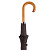 Зонт-трость Classic, коричневый - миниатюра - рис 4.