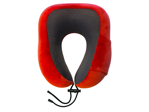 Подушка Dream с эффектом памяти, с кармашком, красный - рис 4.