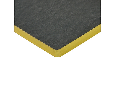 Ежедневник недатированный А5 Megapolis Nebraska Flex, серый с золотым обрезом (Р) - рис 4.