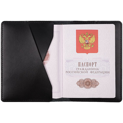 Обложка для паспорта inStream, черная - рис 5.