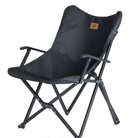 Кресло складное Armrest, черное - рис 2.