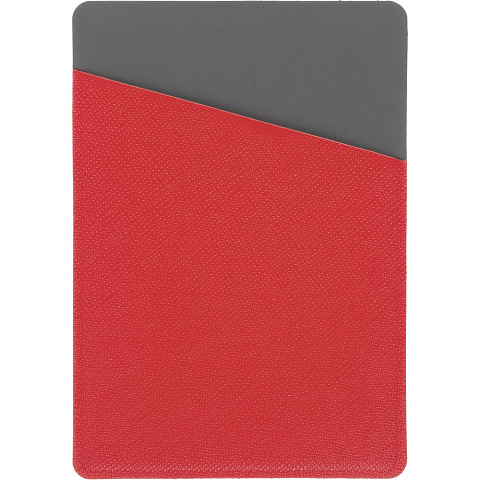 Картхолдер Dual, серо-красный - рис 3.
