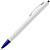 Ручка шариковая Tick, белая с синим - миниатюра - рис 3.