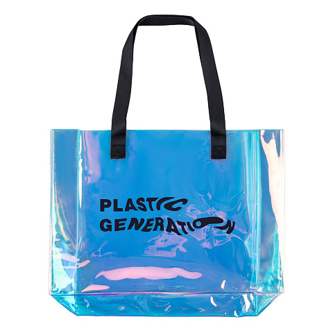 Сумка для покупок Plastic Generation, полупрозрачная - рис 3.