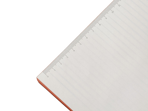 Блокнот C1 софт-тач, гибкая обложка, 128 листов, оранжевый - рис 5.