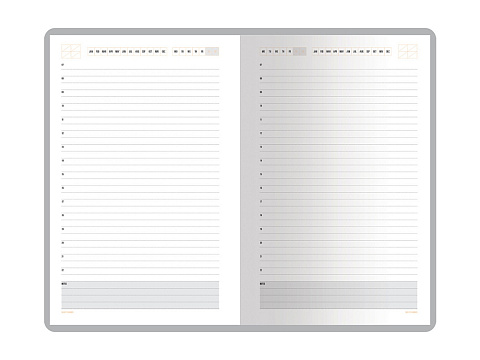 Ежедневник А5 недатированный Mercury, красный - рис 4.