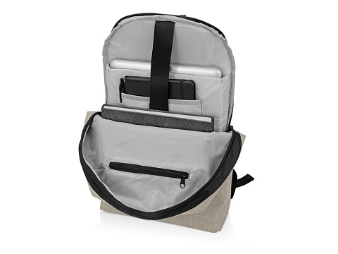 Рюкзак Planar с отделением для ноутбука 15.6, бежевый - рис 4.