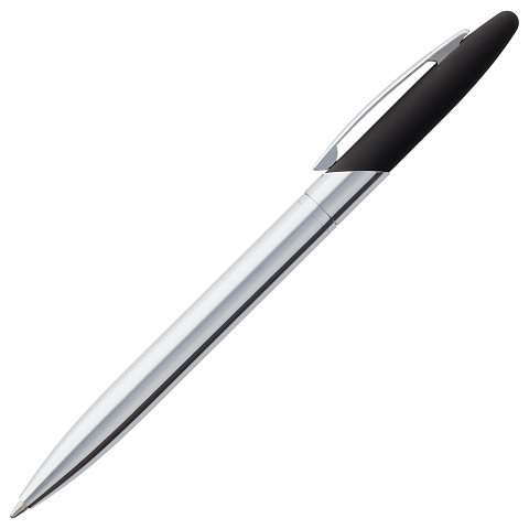 Ручка шариковая Dagger Soft Touch, черная - рис 3.