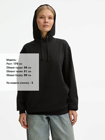 Худи унисекс Condor, темно-серое (графит) - рис 9.