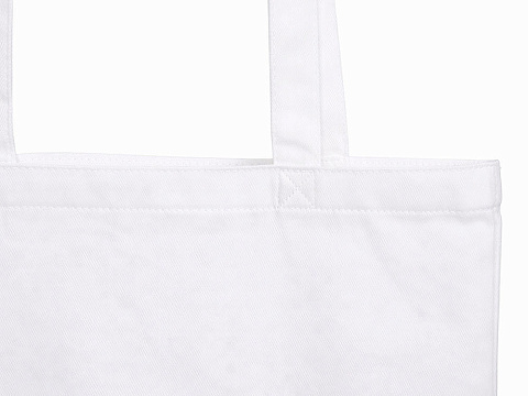 Сумка Кэррими 180 из хлопка, 180 г/м2, белый - рис 3.