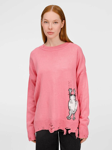 Джемпер Sharpick, розовый (фламинго) - рис 2.