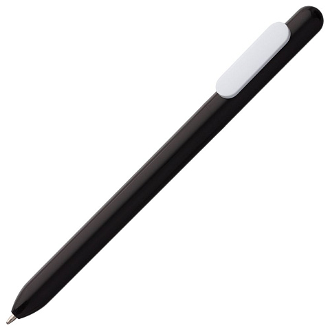 Ручка шариковая Swiper, черная с белым - рис 2.