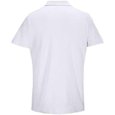 Рубашка поло унисекс Pulse, белая - рис 3.