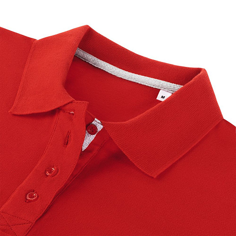 Рубашка поло женская Virma Premium Lady, красная - рис 4.