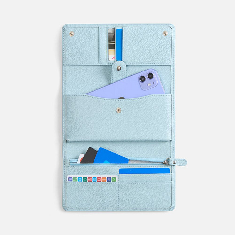 Клатч Unison, голубой - рис 6.