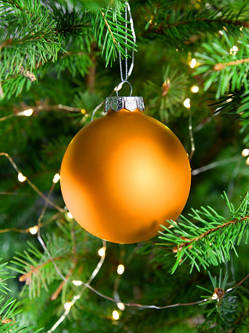 Елочный шар Finery Matt, 8 см, матовый оранжевый - рис 6.