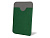 Чехол-картхолдер Favor на клеевой основе на телефон для пластиковых карт и и карт доступа, темно-зеленый - миниатюра