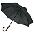 Зонт-трость светоотражающий Reflect, черный - миниатюра