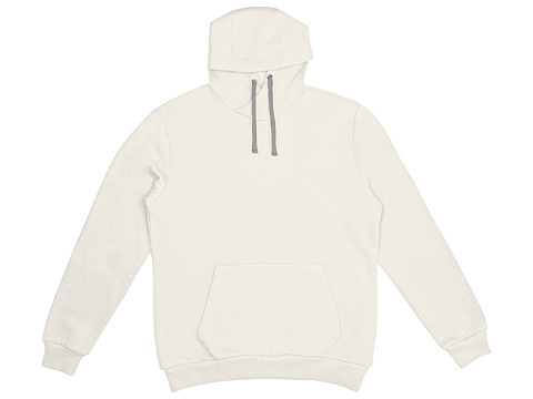 Толстовка унисекс Stream с капюшоном, белый - рис 8.