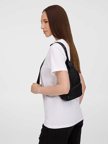 Спортивный кросс-боди рюкзак Bagventure, черный - рис 9.