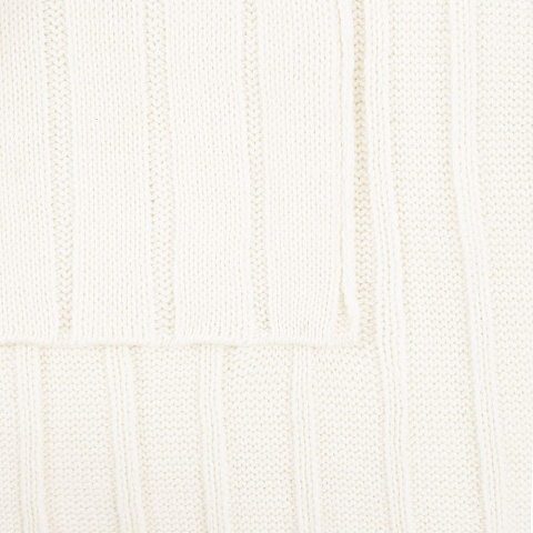 Плед Tressa, белый (молочный) - рис 4.