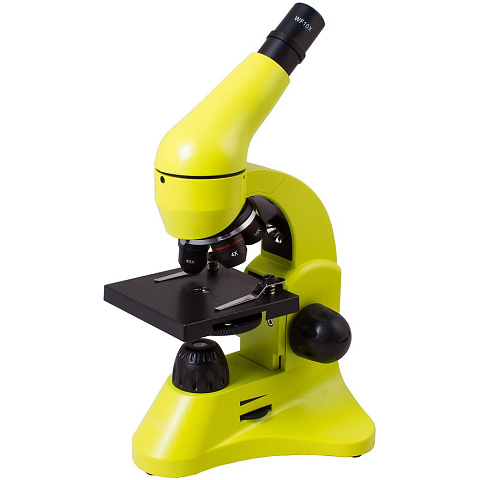 Монокулярный микроскоп Rainbow 50L с набором для опытов, зеленое яблоко - рис 2.