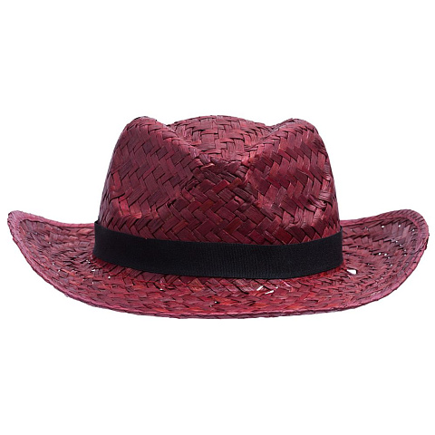 Шляпа Daydream, красная с черной лентой - рис 3.