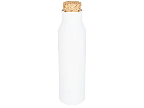 Вакуумная изолированная бутылка с пробкой, белый - рис 3.