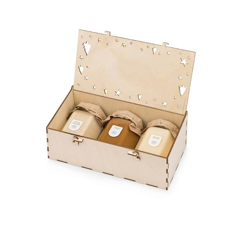 Деревянная коробка для подарков (21х11 см) - рис 2.