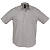 Рубашка мужская с коротким рукавом Brisbane, серая - миниатюра - рис 2.
