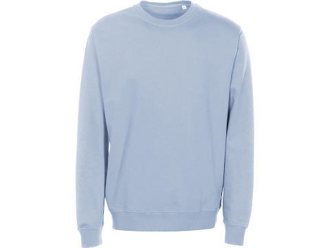Свитшот Warsaw 220гр, унисекс, небесно-голубой - рис 9.