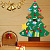 Новогодняя елка из фетра с игрушками - миниатюра - рис 3.