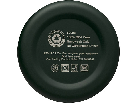 Spring медная бутылка с вакуумной изоляцией, сертифицированная согласно RCS, 500 мл - Зеленый - рис 5.