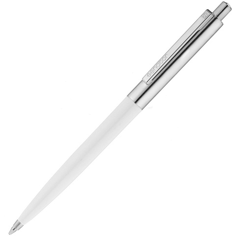 Ручка шариковая Senator Point Metal, белая - рис 3.