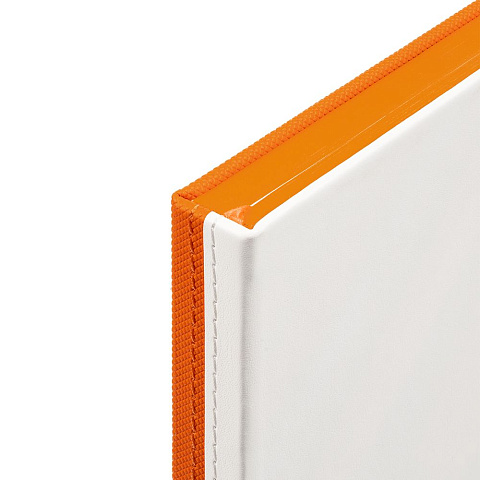Ежедневник Duplex, недатированный, белый с оранжевым - рис 6.