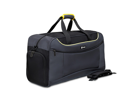 Сумка спортивная TORBER, серый, полиэстер, 57 х 28 х 30 см - рис 2.