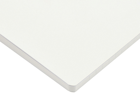 Тетрадь с каменной бумагой А5 Carrara 40 л., линейка, белый - рис 4.