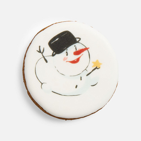 Печенье имбирное «Снеговик» - рис 2.