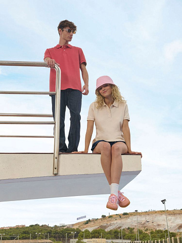 Рубашка поло женская Pacific Women, розовая (лососевая) - рис 7.