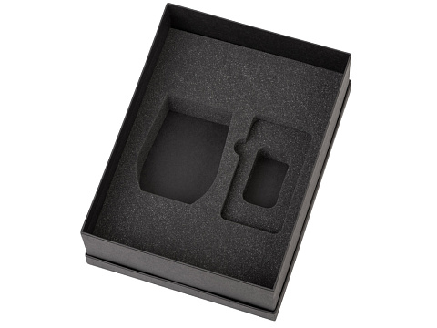 Подарочный набор с термокружкой и повербанком С1, 5000 mAh, черный - рис 3.