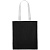 Холщовая сумка BrighTone, черная с белыми ручками - миниатюра - рис 4.