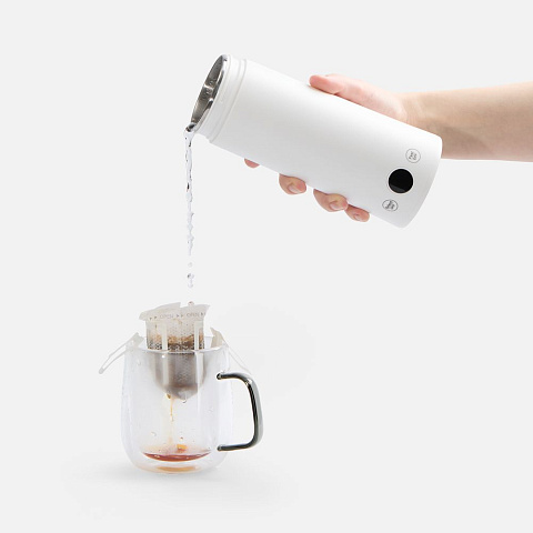 Смарт-бутылка с подогревом жидкости Hotspot, белая - рис 7.