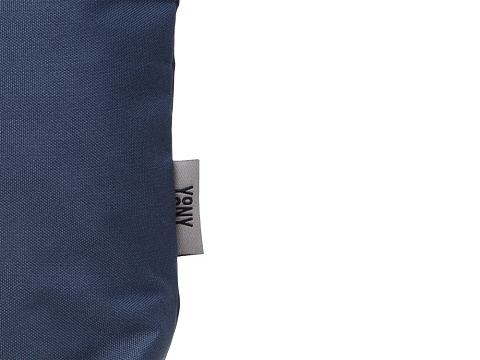 Органайзер для электроники и проводов Amalia из полиэстера 300D с подкладкой, темно-синий - рис 5.