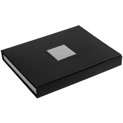 Коробка под набор Plus, черная с серебристым - рис 2.